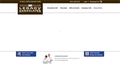 Desktop Screenshot of legacychocolates.com